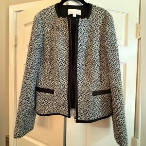 Hugo Boss Tweed Boucle Jacket, Size 8, Like New